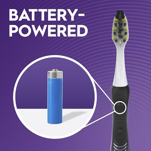 Oral-B Pulsar Charcoal, Battery Electric Toothbrush, 2 Count - Product Imagery