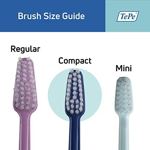 TePe Select Compact Toothbrush, Kids Extra Soft, Mixed Pack, - Product Imagery