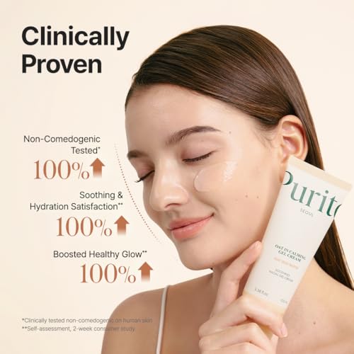 PURITO Oat Calming Gel Cream for Sensitive Skin, 3.38 fl.oz - Product Imagery