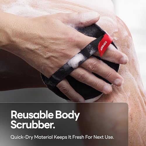 Caveem Exfoliating Body Scrubber, Bath and Body Scrub Buffer, - Product Imagery