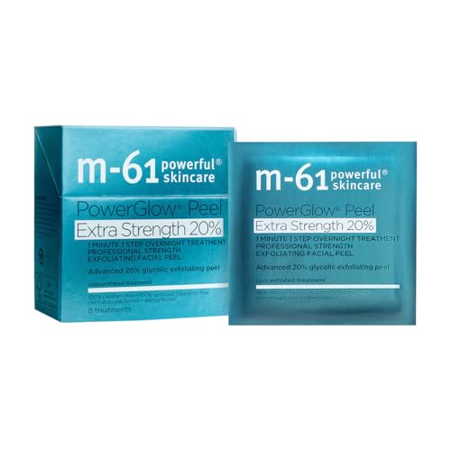 M-61 PowerGlow® Peel Extra Strength 20% – Unscented, 8 Count (Pack of 1)