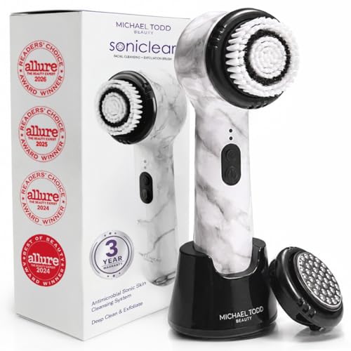 Michael Todd Beauty Soniclear Face Brush 2026 Allure Readers - Product Imagery