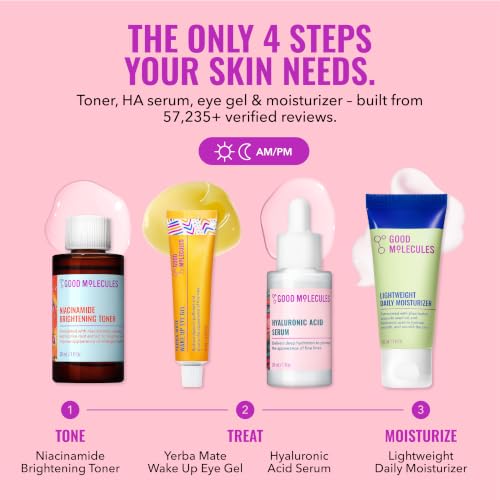 Good Molecules The Daily Essentials Set, 4-Step Skin Care Kit, 4 - Product Imagery
