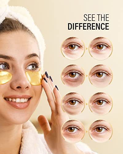 Maskiss 24K Gold Under Eye Patches (15 Pairs), Eye Mask, - Product Imagery