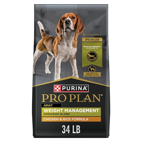 Purina Pro Plan Weight Management Dry Dog Food, Chicken & Rice, - Product Imagery