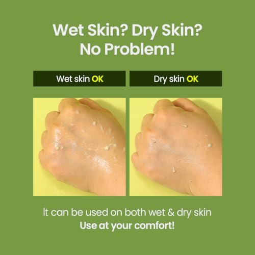 beplain Mung Bean Milk Peeling Gel, Hyaluronic Acid Exfoliator, - Product Imagery