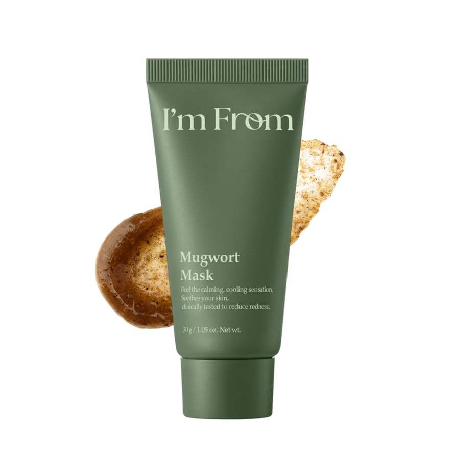 I'm from Mugwort Mask, Wash-Off Calming Face Mask with Mugwort - Product Imagery