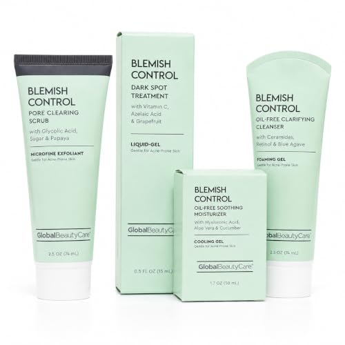 Global Beauty Care Blemish Control Oil-Free Skin Care Routine - Product Imagery