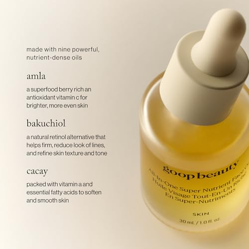 goop Beauty Nutrient Face Oil | Anti Aging Moisturizer for - Product Imagery