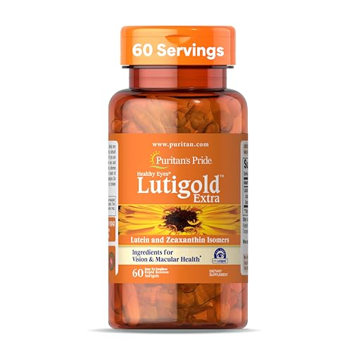 Puritan's Pride Premium Healthy Eyes Lutigold™ Extra Lutein - Product Imagery