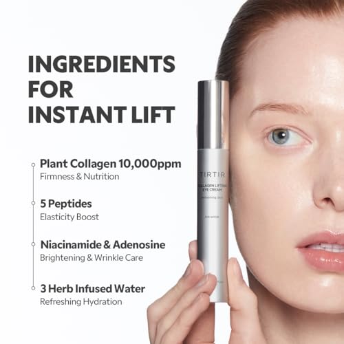 TIRTIR Collagen Lifting Eye Cream - Roller Applicator, Wrinkle - Product Imagery