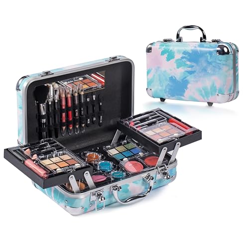 Hot Sugar All-in-One Makeup Set for Adults and Girls (Blue Tie-Dye) – BLUE TIE-DYE