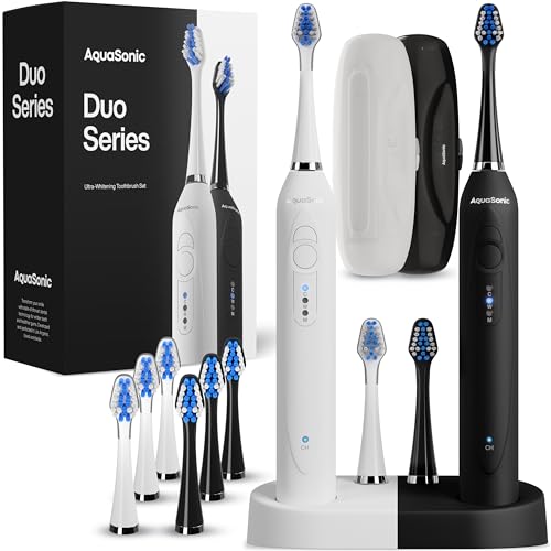Aquasonic Duo - Dual Handle Ultra Whitening 40,000 VPM Wireless - Product Imagery