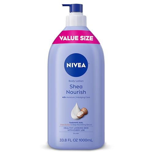 NIVEA Shea Nourish Body Lotion with Shea Butter & Hyaluronic - Product Imagery
