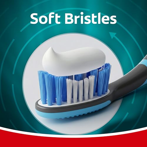Colgate 360 Advanced Floss Tip Soft Toothbrush, 2 Pack - Product Imagery