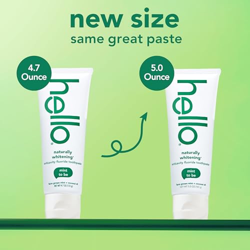 Hello Naturally Whitening Anticavity Fluoride Toothpaste, 5 Oz - Product Imagery