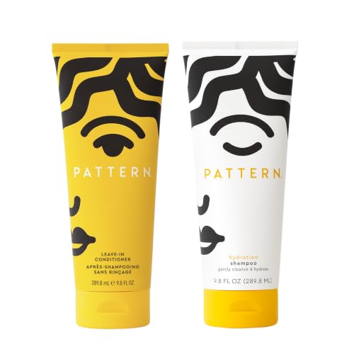 PATTERN Beauty by Tracee Ellis Ross Hydration Shampoo & Leave-In Duo, Hydration Shampoo & Leave-In Conditioner, 9.8 fl o