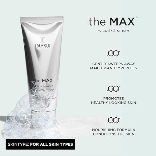 IMAGE Skincare, the MAX Facial Cleanser, Silky Face Wash with - Product Imagery