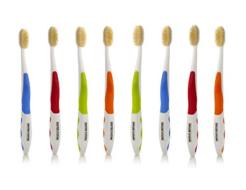 MOUTHWATCHERS Soft Flossing Manual Toothbrush, Adults, Pack of - Product Imagery
