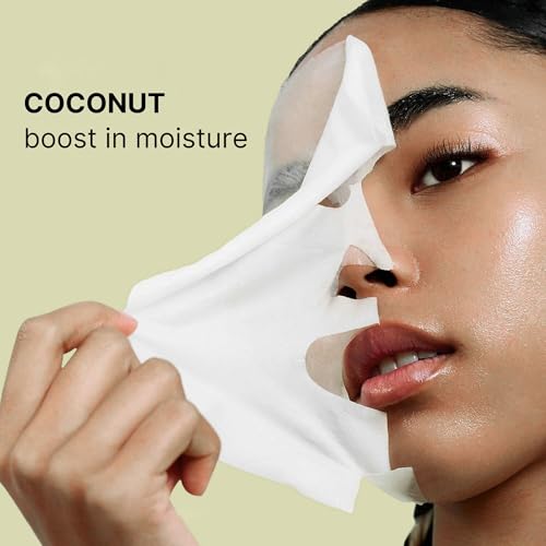 Oh K! Sheet Mask - Coconut - Moisturizing Face Mask - Hydrating - Product Imagery