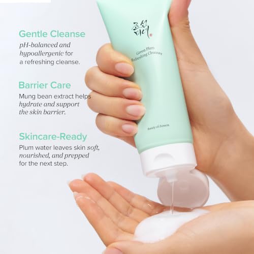 Beauty of Joseon Green Plum Refreshing Cleanser Gel Type Deep - Product Imagery