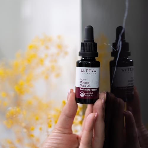 Alteya Rosehip Seed Oil USDA Certified Organic Face Oil, 1.7 Fl - Product Imagery
