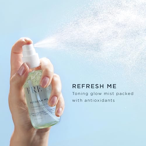 FRÉ REFRESH ME Hydrating Glow Mist | Vegan Face Spray for Sweaty - Product Imagery