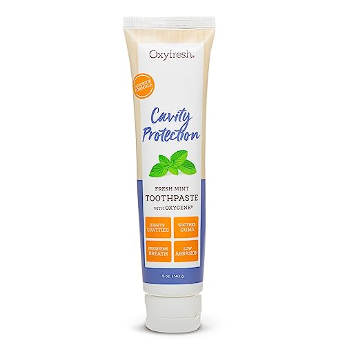Oxyfresh Premium Cavity Protection – Fresh Mint Fluoride - Product Imagery