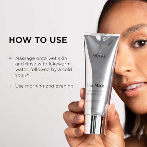 IMAGE Skincare, the MAX Facial Cleanser, Silky Face Wash with - Product Imagery