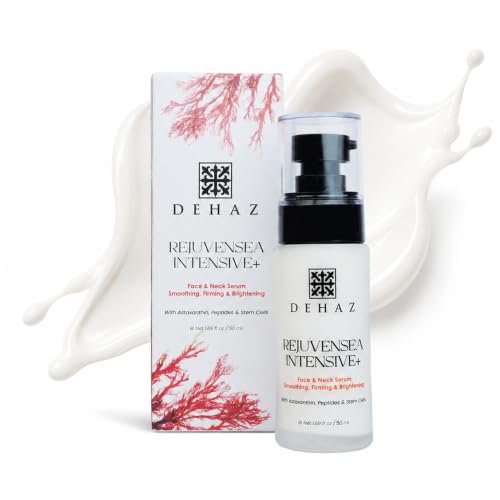 DEHAZ RejuvenSea Face & Neck Serum - Astaxanthin & Peptides - - Product Imagery
