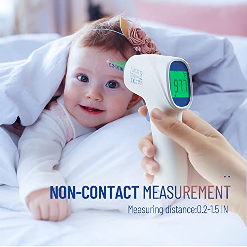 Forehead Thermometer for Adults and Kids, Non Contact, Fast - Product Imagery