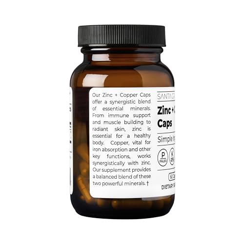 Santa Cruz Paleo, Zinc & Copper Mineral Supplement, High - Product Imagery