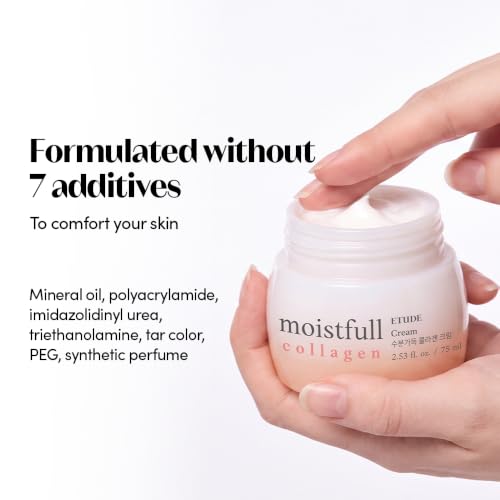 ETUDE Moistfull Collagen Face Cream, Korean face moisturizer - Product Imagery