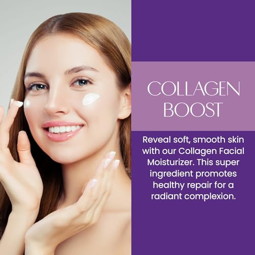 Collagen Daily Face Moisturizer - Hydrating, Anti-Aging, Skin - Product Imagery