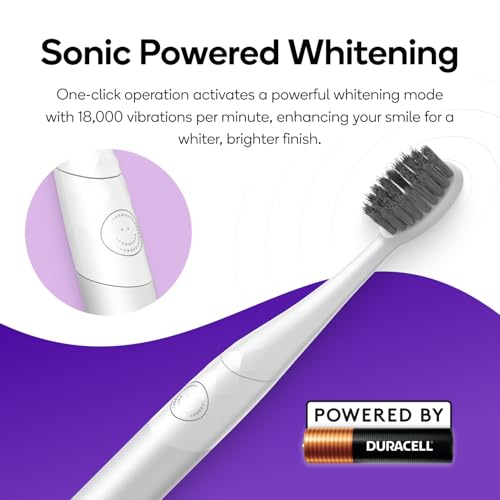 Burst Nova Toothbrush (Orange) | Sonic Powered Teeth Whitening - Product Imagery