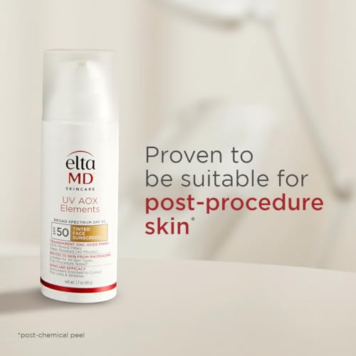 UV AOX Elements Tinted Mineral Face Sunscreen Lotion, Tinted - Product Imagery