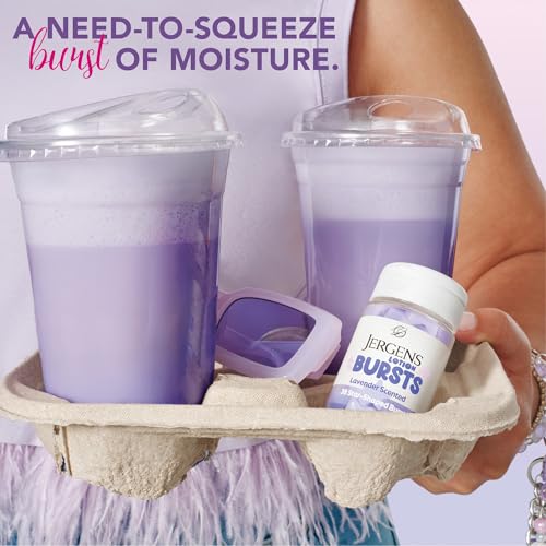 Jergens Lavender Star-Shaped Lotion Bursts Moisturizer for - Product Imagery