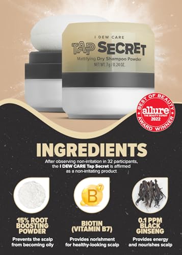 I DEW CARE Dry Shampoo Powder - Tap Secret Orignal + Refill 2 - Product Imagery