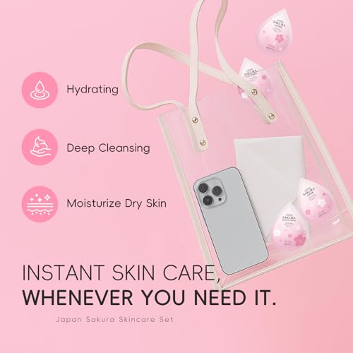 Mini Skincare Kit, 60pcs Travel Skin Care Set Include Face - Product Imagery