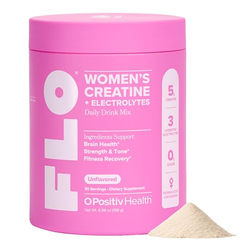 FLO Women's Creatine + Electrolytes for Strength & Tone – 30 - Product Imagery