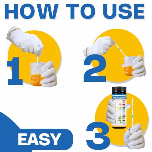 14 URS Test Strips – Easy Home Urinalysis Strips for Routine - Product Imagery