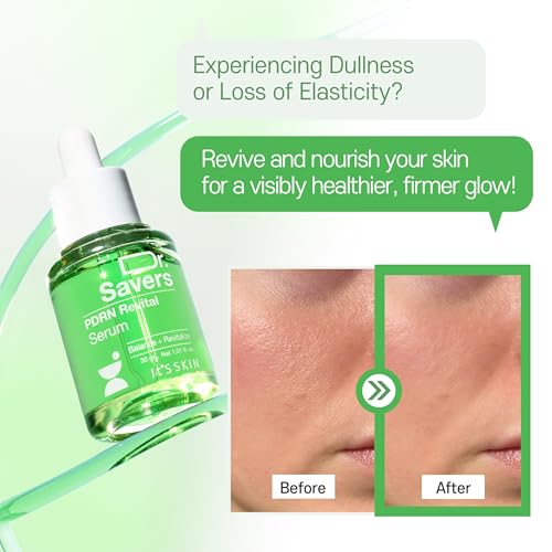Dr. Savers PDRN Revital Face Serum, Korean Skincare, 1.01 Fl Oz - Product Imagery
