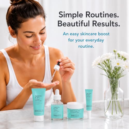 Global Beauty Care Smooth & Lift Collagen Skin Care Routine - Product Imagery