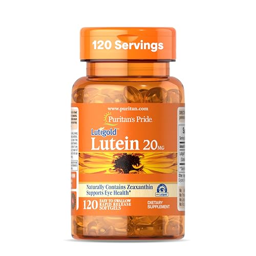 Puritan's Pride Premium Lutigold™ Lutein Carotenoid 20mg with - Product Imagery