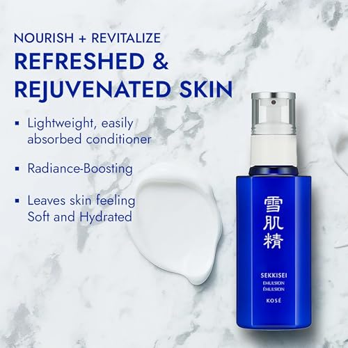 SEKKISEI Emulsion Hydrating Face Moisturizer, Vitamin C Serum, - Product Imagery