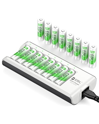 EBL AA Rechargeable Batteries 16 Pack Double A Battery - EBL Official Imagery - 1