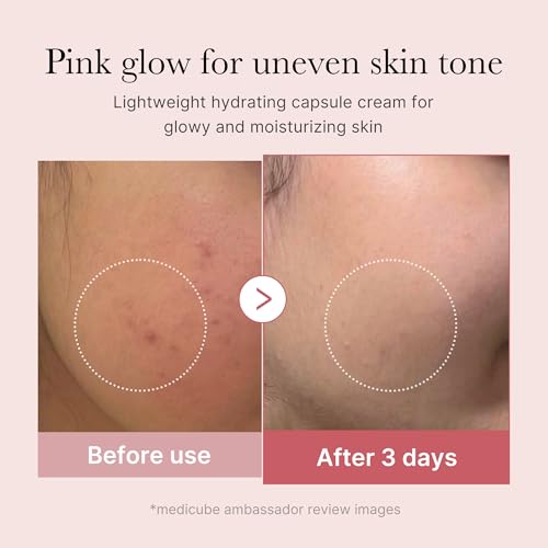 medicube Capsule Cream with Salmon DNA PDRN Pink Collagen - Product Imagery