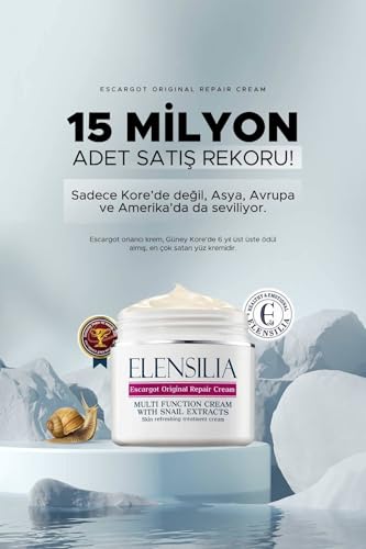 Elensilia Escargot Original Snail Repair Cream, Deep Hydration & - Product Imagery