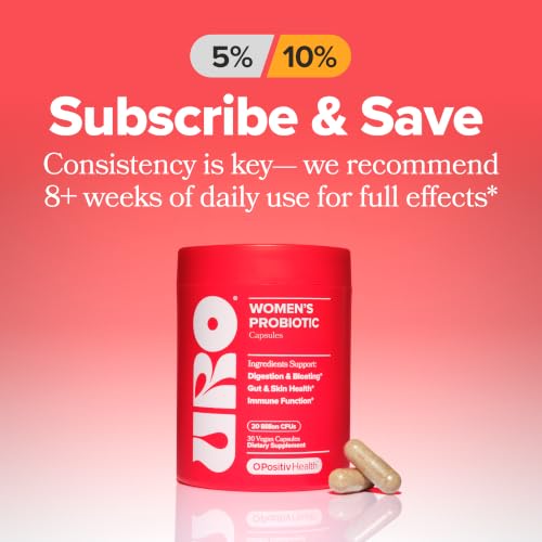 URO Women’s Probiotic – Vaginal, Gut & Skin – 20B+ CFUs – 30-Day - Product Imagery