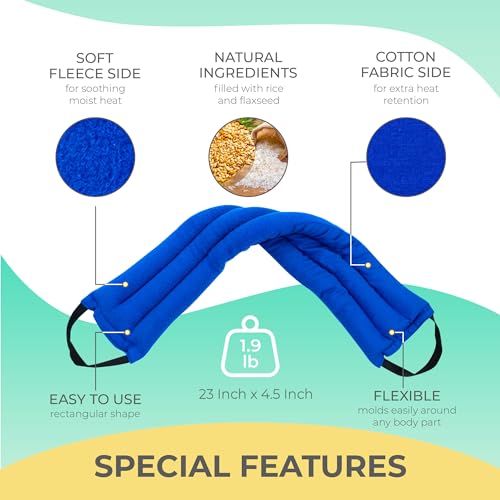 MHP Microwavable Heating Pad for Back-Most Heat Pack for Pain - Product Imagery